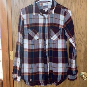 Merona Plaid Button Down